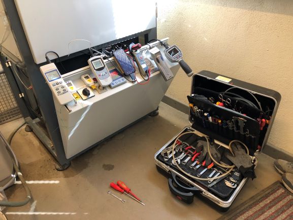 Flohr Service Koffer und Messen